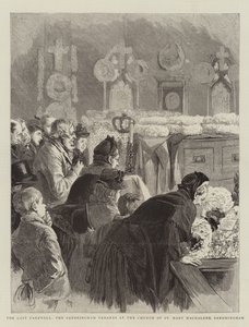 Viimeiset jäähyväiset, Sandringhamin vuokralaiset St Mary Magdalenan kirkossa, Sandringhamissa